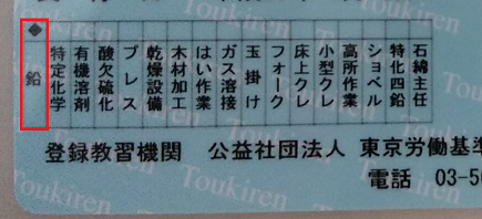 特定 化学 物質 及び 四 アルキル 鉛 等 作業 主任 者